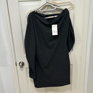 Grey pin striped Zara Dress